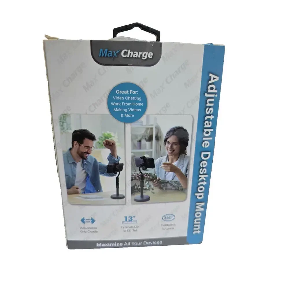 MaxCharge Desktop Mount Adjustable Cellphone Holder